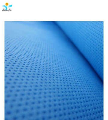 3.2m SMS Gown Non Woven Fabric 100gsm With ISO9001 Hydrophilic Anti-Static