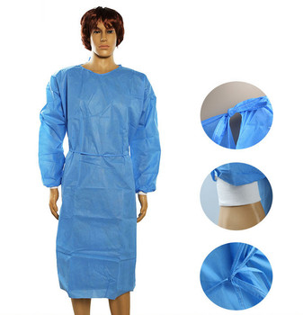 S-3XL Disposable Reinforced Surgical Gown Anti-Alcohol For Medical