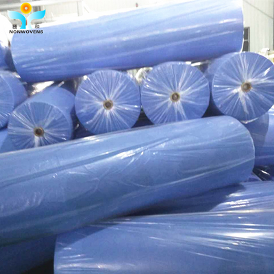 Hydrophilic Anti Static Anti Bacterial SMS Non Woven Fabric Width 1.6m 2.4m 3.2m Or Customized