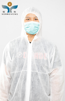 Full Body Protect Disposable Coverall Protective Medical Suits Waterproof For Hospital